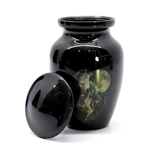 Sophisticated Aluminum <b>Keepsake</b> Cremation Urn <b>Memorial</b> Ash Holder Featuring Refined Decorative Closure And Matte Finish - Product Image 4