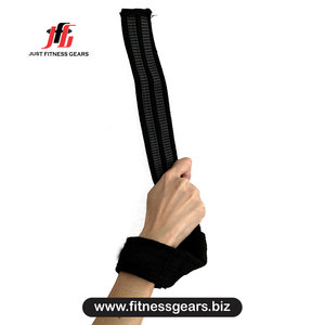 Support de poignet réglable avec fermeture auto-agrippante antidérapante pour musculation et entraînement de force unisexe - Product Image 1