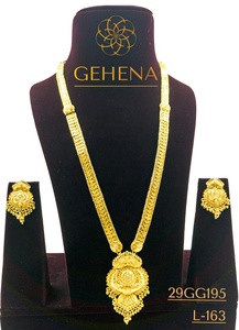 ชุดสร้อยคอยาว5กรัมชุบทอง24K ทันสมัยออกแบบได้ตามต้องการเครื่องประดับแฟชั่นสุดหรู - Product Image 2