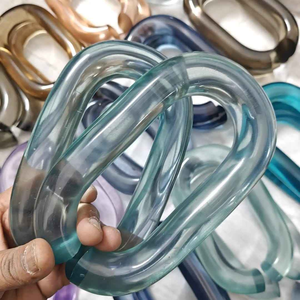 Chaînes en résine multicolores de qualité supérieure, maillons en acrylique, pièces décoratives, accessoires de présentation de table, accessoires de design d'intérieur, vente en gros de luxe - Product Image 5