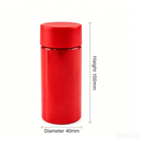 Tubes en plastique PET imprimés sur mesure, à l'épreuve des enfants, avec bouchon à vis, 120 mm, transparents, anti-odeurs, conteneur d'emballage
