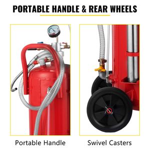 Extractor de aceite de desecho neumático de aire portátil de 5 galones, herramienta de tanque de drenaje para una eliminación eficiente de residuos - Product Image 6