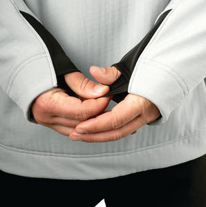 Veste de pêche d'hiver chaude personnalisée pour homme, col mandarin, couleur unie, service OEM, imperméable, vente en gros - Product Image 6