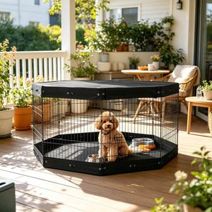 Cuccia per Cani da Esterno Salvaspazio, Recinti e Cancelli per Animali Domestici - Product Image 1