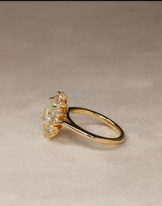 Anillo de Diamante Cultivado en Laboratorio de 1 Quilate, Oro Amarillo Sólido de 14k, Joyería Clásica de Compromiso para Mujer, Claridad VVS VS, Corte Brillante, Venta al Por Mayor - Product Image 4