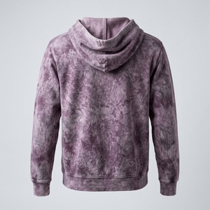 Sudadera con Capucha Personalizada para Hombre, 100% Algodón, con Patrón Bordado DTG, Lavada y Desteñida, Sudadera con Capucha Moderna - Product Image 2
