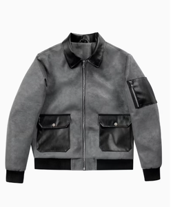 <b>Mens</b> <b>Suede</b> <b>Jacket</b> Elegant Casual Outerwear Durable Finish Stylish Fit OEM Custom Manufacturer Sample Service Available Premium - Product Image 1