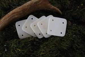 Lot de 5 cartes de modèles d'os pour le tissage, idéal pour la reconstitution viking et médiévale, et l'histoire vivante - Oseberg - Product Image 4