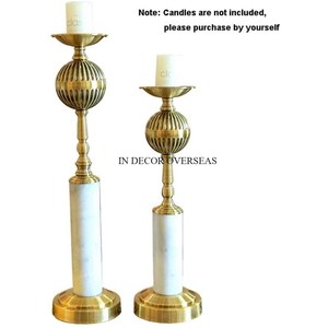Brass Christmas Candle Stand with <b>Pine</b> Cone and Branch Design for Home And Hotel Decoration <b>Table</b> Centerpiece Accessories Supply - Product Image 5