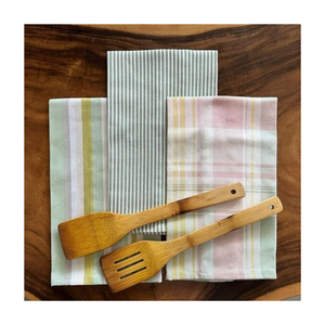 Paños de Cocina Bordados de Algodón Orgánico 100% Certificado GOTS, Color Negro, con Frases Impresas Personalizadas, para Colgar en el Hogar - Product Image 5