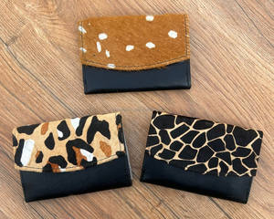 Cuir de vachette Designer femmes portefeuilles grande capacité multi-cartes organisateur dame petite pochette imprimé Animal voyage sac à main portefeuilles - Product Image 3