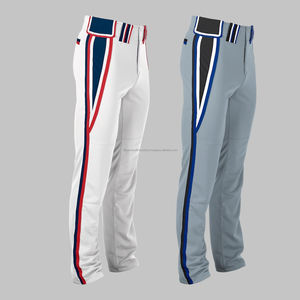 Pantalon de baseball personnalisé unisexe de haute qualité avec la dernière conception pantalon de baseball respirant de couleur unie et de taille plus vente en ligne - Product Image 1