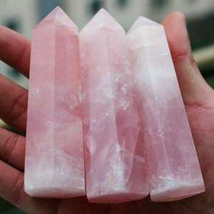 Obelisco de Cuarzo Rosa Natural Pulido al por Mayor, Cristal Curativo, Gema, Torre con Punta, Tema Amor, Regalo Festivo - Product Image 5