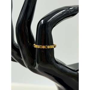 Indian Ethnic <b>Artificial</b> <b>Jewellery</b> Hilda Anti-Tarnish Stainless Steel Ring - Product Image 2