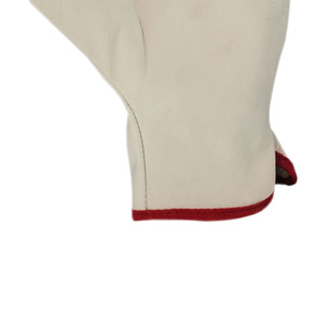 Goatskin Leather <b>Driver</b> Work <b>Gloves</b> with Cut Protection Grain Texture Heat Resistance Great for Tough Jobs - Product Image 5