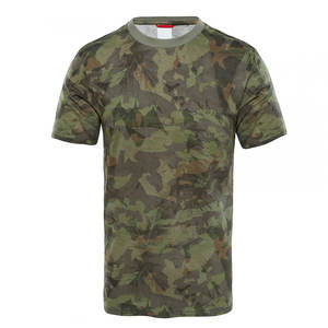 Camiseta de Camuflaje para Hombre con Logotipo Personalizado, Estilo Urbano, Algodón Grueso, Manga Corta, Talla Grande, Venta Caliente 2026 - Product Image 1