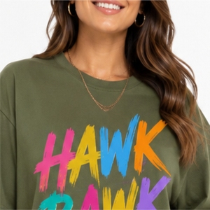 Camiseta de Algodón Oversize Personalizada para Mujer, Estilo Casual Urbano, Cuello Redondo, Transpirable, de Algodón Suave y Corte Holgado - Product Image 5