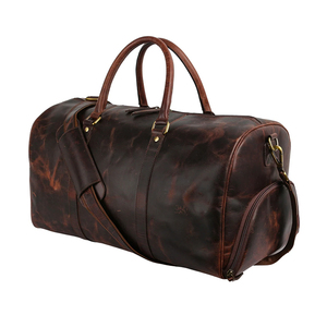 2026 Latest Stylish <b>Duffle</b> Travel <b>Bags</b> Handmade 100% Genuine <b>Leather</b> Soft Material <b>Duffle</b> <b>Bag</b> Sport Style Personalized Wholesale - Product Image 2