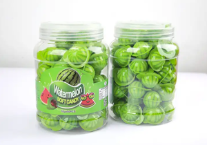 Watermelon Fruity Gummy <b>Candy</b> with Jam Inside-round Ball Box Packaging Sweet Taste DAI LONG Brand Best Quality - Product Image 4