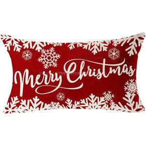 2024 luxe noël célébration housse de coussin à la main Vintage Festival motif lavable décor à la maison Souvenir cadeau pour x-mas - Product Image 4