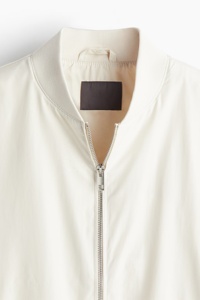 Alta calidad de los hombres de encargo deportivo Hip Hop chaquetas de bombardero de invierno de pie de tela de cuello al por mayor OEM disponible chaqueta de bombardero de los hombres - Product Image 2