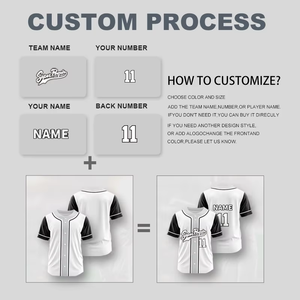 Customize Men Spirit Baseball Jerseys Baseball Button T-<b>Shirt</b> Adults Sports Sublimation Printed Name Number Logo Uniforms - Product Image 4