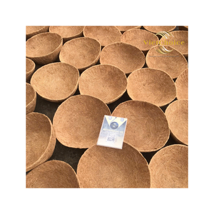 Forros para Macetas de Fibra de Coco Biodegradables, Ecológicos, Ligeros y Duraderos de Primera Calidad, para Interiores y Exteriores, Minimalistas, 3L - Product Image 2