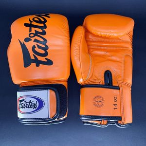 Guantes de Boxeo Fairtex de Cuero Vacuno Genuino, OEM Profesional, Correa Ajustable, Absorción de Humedad, Protección UV RL-BG-121 - Product Image 3