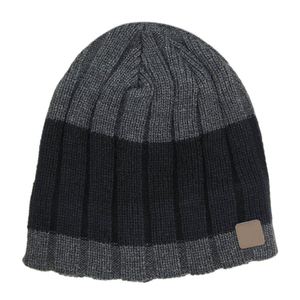 Gorro de Punto Unisex, 56-58 cm, Diseño de Bloques de Color, Gorro Casual de Invierno para Adultos, 100% Acrílico - Product Image 4
