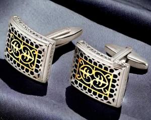 Mancuernillas de Joyería para Hombre al por Mayor |   Mancuernillas de Metal Personalizadas para Bodas, Negocios y Ropa Formal, Joyería de Boda al por Mayor - Product Image 1