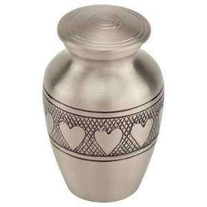 Handcrafted Brass Cremation Urn for Human Ashes - <b>Large</b> Metal Funeral Jar - Decorative Memorial Urn for Burial & Home Display - Product Image 6