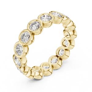 Bague de fiançailles élégante en diamant plaqué or rose 14 carats bijoux de qualité supérieure - Product Image 5