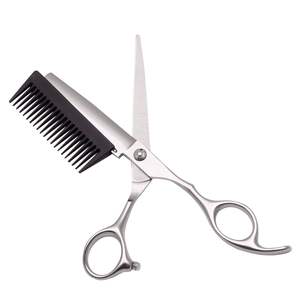 <b>Barber</b> Scissors Sharp Edge Bevel and Adjustable Screw Satin Finished Super Cut Scissors - Product Image 1