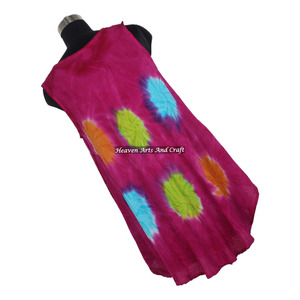 Elegant Tie Dye Bohemian Ladies Rayon <b>Long</b> Length Sleepwear Bikini <b>Beach</b> Wear Coverup Maxi <b>Dress</b> Women's Umbrella <b>Dress</b> Tie Dye - Product Image 2