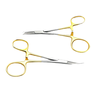 ชุดคีมตัดหลอดเลือดดำแบบไม่ใช้กรรไกรผ่าตัด ขนาด 14 ซม. ผลิตจากเหล็กกล้าไร้สนิมเยอรมัน คีมวงแหวนสำหรับศัลยกรรมระบบทางเดินปัสสาวะ ชุดอุปกรณ์ผ่าตัด ใช้ซ้ำได้ ทนทาน - Product Image 6