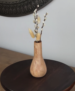 Farmhouse Wood Flower Vase Wood Table Vases Eco-Friendly Flower Vases <b>for</b> Decorative Hot <b>Sale</b> - Product Image 1