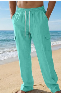 Pantalon de jogging ample en molleton brossé doux pour homme, coupe décontractée et confortable, style streetwear, pour un usage quotidien - Product Image 5