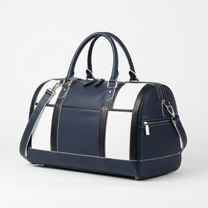Leather Gym <b>Bags</b> Genuine Leather Sports Travel <b>Bags</b> Gym Leather Duffel <b>Bag</b> With Adjustable Strap And Zipper Closure - Product Image 4