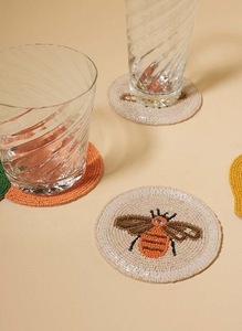 CRYSTAL CRAFT Posavasos Bordado con Cuentas de Alta Calidad, Accesorios de Cocina, Tapetes para Vasos, Posavasos con Cuentas - Product Image 5