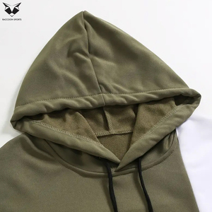 Sudadera con Capucha para Hombre, Estilo Casual, Color Sólido, Ligeramente Elástica, con Bolsillo Tipo Canguro y Cordón Ajustable - Product Image 6