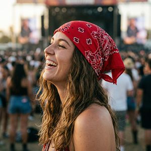Bandana multifonctionnel pas cher, bandana carré en soie coloré personnalisé, bandana sport classique imprimé, bandana en coton rouge avec logo personnalisé - Product Image 3