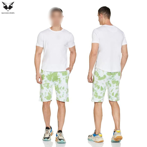 Conjunto de Verano al por Mayor, Corte Regular, Verde y Blanco en Contraste, Buena Calidad, Nueva Llegada, Ropa de Verano para Hombre - Product Image 4