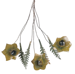 AB COLLECTIONS Ramo de Flores Verde, Diseño Personalizado, Adornos Navideños de Metal con Cuentas Hechos a Mano, Duraderos e Impermeables - Product Image 6