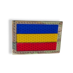 Parche Bordado Personalizable de Calidad Premium con Diseño de Calavera Punisher y Flor de la Bandera de Australia, Corte Láser, Tela 600D, para Coser - Product Image 5