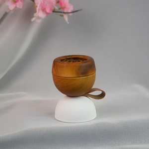 New Arrival Resin Wood <b>Bakhoor</b> Burner With Decorative Brass Cutwork Luxury <b>Oud</b> Incense Holder For Ramadan Eid Aromatherapy Decor - Product Image 4