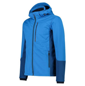 OEM Wholesale Price <b>Padded</b> Softshell <b>Jacket</b> Customization Sports Athletic Fit Hooded Windbreaker Hybrid Design Autumn Front - Product Image 6