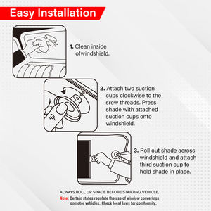 Pare-soleil rétractable Roadpower Silver pour vitres de voiture – Film de contrôle solaire avec protection UV pour un intérieur plus frais et plus confortable - Product Image 6