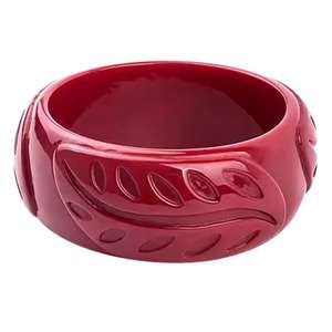 Joyería de Moda Hecha a Mano con Resina, Pulseras y Brazaletes Tallados con Diseño de Lujo de Fabricante Indio a Precio de Mayoreo - Product Image 4