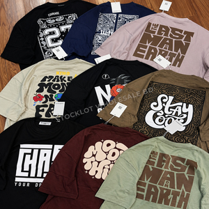Venta al por mayor, listo para enviar, proveedor global de camisetas, fabricado en Bangladesh, lote en stock, camisetas personalizadas OEM ODM con hombros caídos para unisex - Product Image 3
