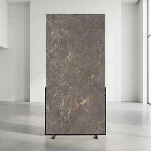 Losas de Piedra Sinterizada de Porcelana Jumbo de 1600x3200mm y 12mm, con Patrón de Mármol Gris, Resistentes a los Ácidos, para Interiores Modernos y Comedores al Aire Libre - Product Image 3